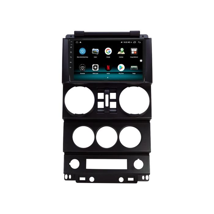 Fimex Jeep Wrangler Android 10 Carplay Özellikli Navigasyon Multimedya 2gb Ram + 32GB HDD