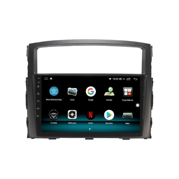 Fimex Mitsubishi Pajero Android 10 Carplay Özellikli Navigasyon Multimedya Ekran 2gb Ram + 32GB HDD