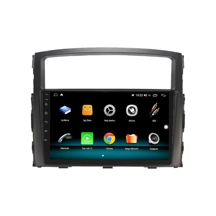 Fimex Mitsubishi Pajero Android 10 Carplay Özellikli Navigasyon Multimedya Ekran 2gb Ram + 32GB HDD